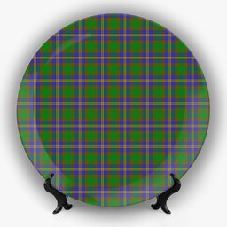 ScotsTee Shop Scottish Strange of Balkaskie SC Ceramic Tartan Plate