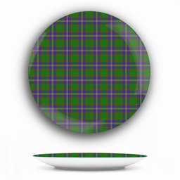 ScotsTee Shop Scottish Strange of Balkaskie SC Ceramic Tartan Plate