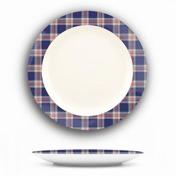 ScotsTee Shop Scottish Stewart of Appin Hunting Dress Ceramic Tartan Plate