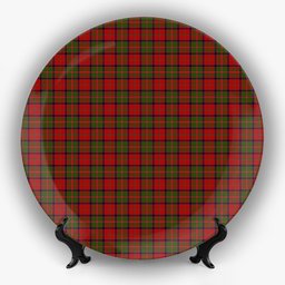 ScotsTee Shop Scottish Stewart of Ardshiel Ceramic Tartan Plate