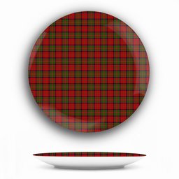 ScotsTee Shop Scottish Stewart of Ardshiel Ceramic Tartan Plate