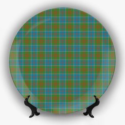 ScotsTee Shop Scottish Stewart of Appin Hunting Ancient Clan Ceramic Tartan Plate