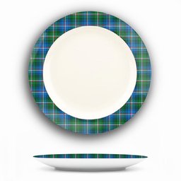 ScotsTee Shop Scottish Shaw of Carolina Ancient Ceramic Tartan Plate