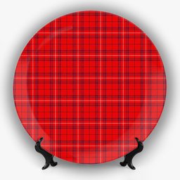 ScotsTee Shop Scottish Rose of Kilravock Modern Ceramic Tartan Plate