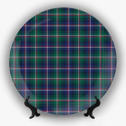 ScotsTee Shop Scottish Shaw of Carolina Modern Ceramic Tartan Plate