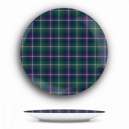 ScotsTee Shop Scottish Shaw of Carolina Modern Ceramic Tartan Plate