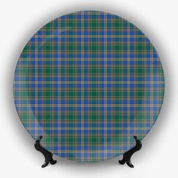 ScotsTee Shop Scottish Strange of Balkaskie Modern Ceramic Tartan Plate