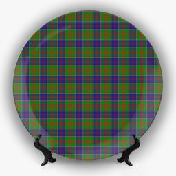 ScotsTee Shop Scottish Stewart of Appin Hunting Modern Ceramic Tartan Plate