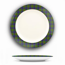 ScotsTee Shop Scottish Stewart of Appin Hunting Modern Ceramic Tartan Plate