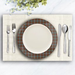 ScotsTee Shop Scottish Murray of Atholl Weathered Ceramic Tartan Plate