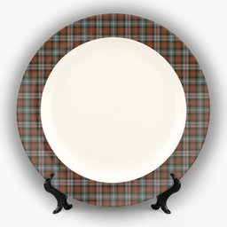 ScotsTee Shop Scottish Murray of Atholl Weathered Ceramic Tartan Plate