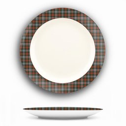 ScotsTee Shop Scottish Murray of Atholl Weathered Ceramic Tartan Plate