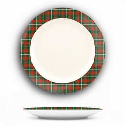 ScotsTee Shop Scottish Prince of Wales Ceramic Tartan Plate