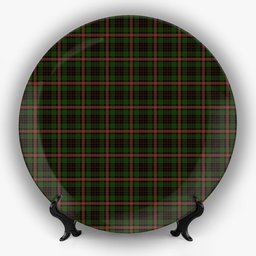 ScotsTee Shop Scottish Pilette of Kinnear Ceramic Tartan Plate