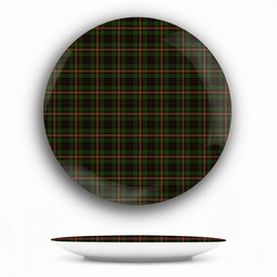 ScotsTee Shop Scottish Pilette of Kinnear Ceramic Tartan Plate