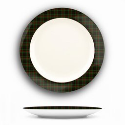 ScotsTee Shop Scottish Pilette of Kinnear Ceramic Tartan Plate