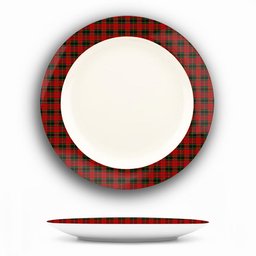 ScotsTee Shop Scottish Rosser of Wales Ceramic Tartan Plate