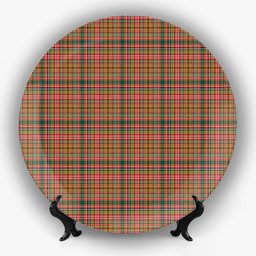 ScotsTee Shop Scottish Ogilvie (Ogilvy) of Strathallan Modern Ceramic Tartan Plate