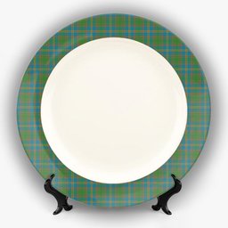 ScotsTee Shop Scottish Strang of Balkaskie Ancient Ceramic Tartan Plate