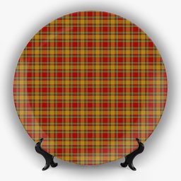 ScotsTee Shop Scottish Scrimgeour of Glassary Ceramic Tartan Plate