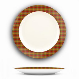 ScotsTee Shop Scottish Scrimgeour of Glassary Ceramic Tartan Plate