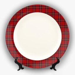 ScotsTee Shop Scottish Stewart of Rothesay 1 Ceramic Tartan Plate