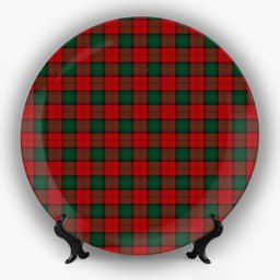 ScotsTee Shop Scottish Stewart of Atholl Ceramic Tartan Plate