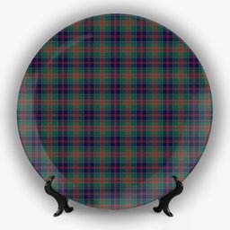 ScotsTee Shop Scottish Stewart of Appin Hunting Modern Clan Ceramic Tartan Plate