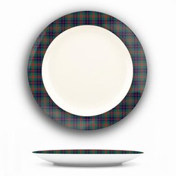 ScotsTee Shop Scottish Stewart of Appin Hunting Modern Clan Ceramic Tartan Plate