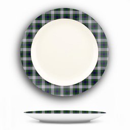 ScotsTee Shop Scottish Murray of Atholl Dress Ceramic Tartan Plate