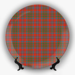 ScotsTee Shop Scottish Murray of Tullibardine Ancient Ceramic Tartan Plate