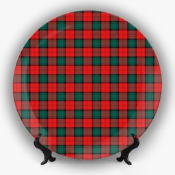 ScotsTee Shop Scottish Stewart of Atholl Modern Ceramic Tartan Plate