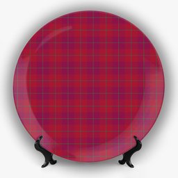 ScotsTee Shop Scottish Stirling of Keir Modern Ceramic Tartan Plate