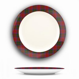 ScotsTee Shop Scottish Stewart of Urrard Ceramic Tartan Plate