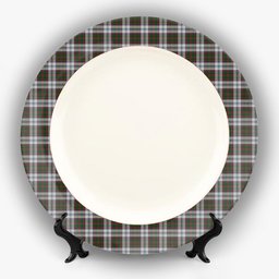 ScotsTee Shop Scottish Stewart of Appin Dress 1 Ceramic Tartan Plate