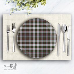 ScotsTee Shop Scottish Stewart of Appin Dress 1 Ceramic Tartan Plate
