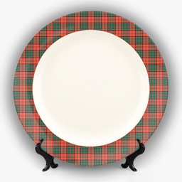 ScotsTee Shop Scottish Stewart of Appin Ancient Ceramic Tartan Plate