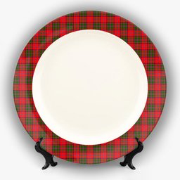 ScotsTee Shop Scottish Stewart of Appin Modern Ceramic Tartan Plate