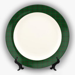 ScotsTee Shop Scottish Skene or Tribe of Mar Ceramic Tartan Plate