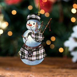 ScotsTee Shop Scottish MacPherson Dress Modern Tartan Ornament Snowman Bagpipe Personalized