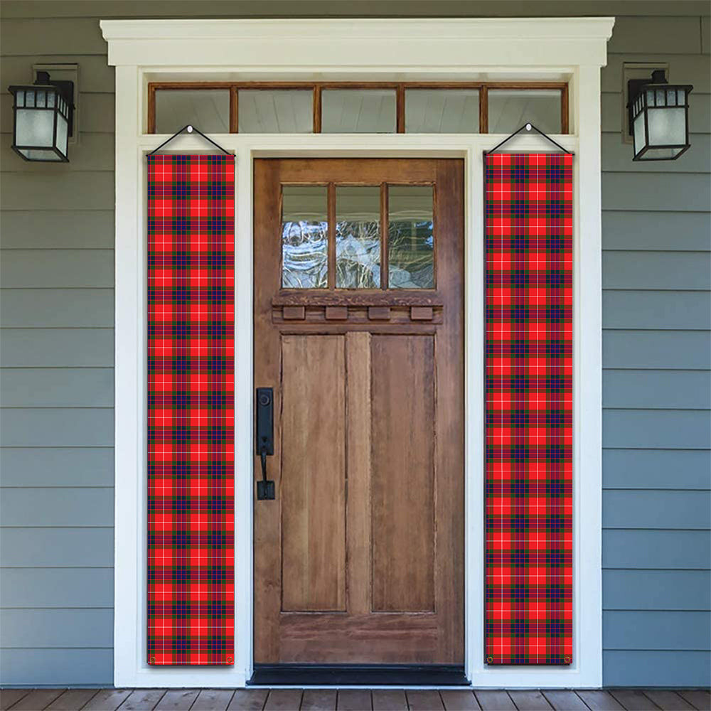 ScotsTee Shop Scottish Abernethy Tartan Front Porch Sign Set, Hanging Banner Set