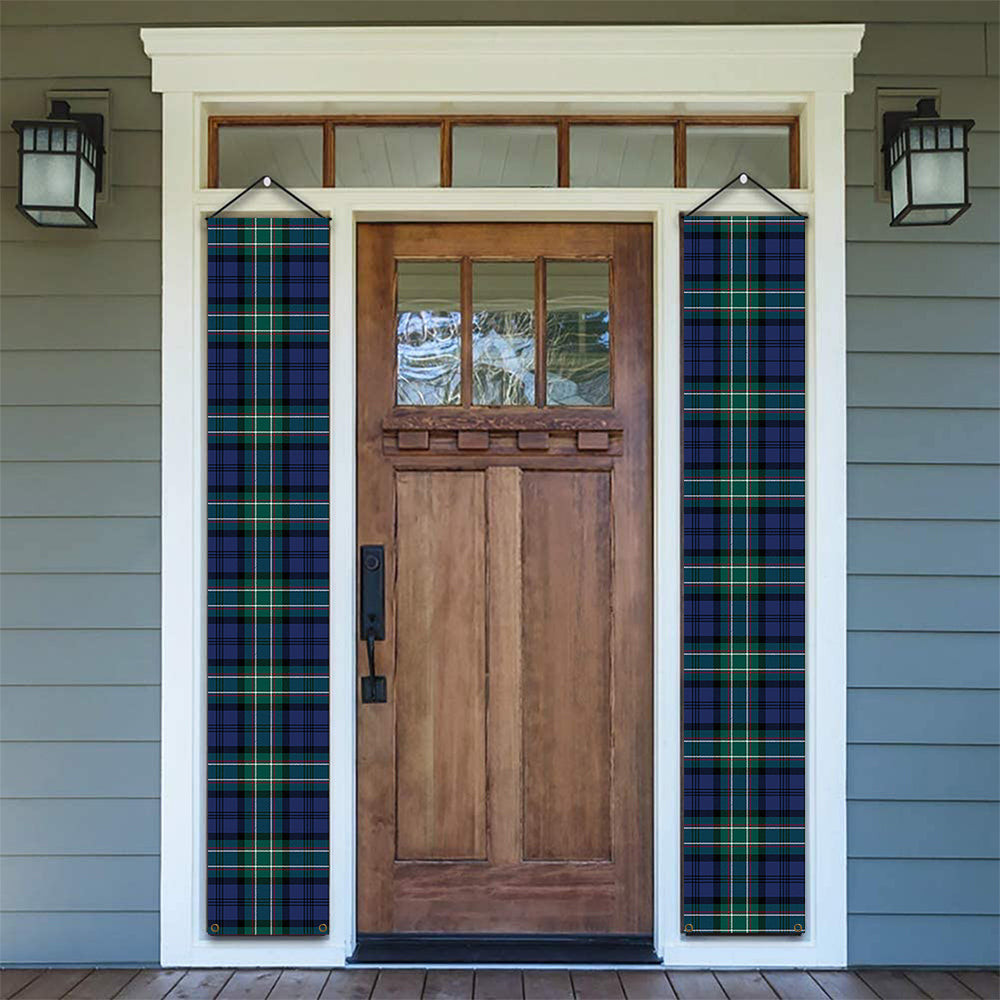 ScotsTee Shop Scottish Allan Tartan Front Porch Sign Set, Hanging Banner Set