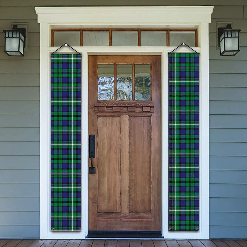 ScotsTee Shop Scottish Alexander Tartan Front Porch Sign Set, Hanging Banner Set