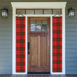 ScotsTee Shop Scottish Adair Tartan Front Porch Sign Set, Hanging Banner Set