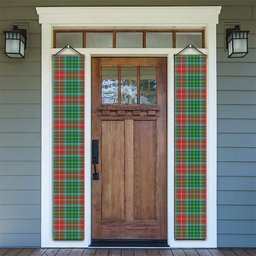 ScotsTee Shop Scottish Muirhead SC Tartan Front Porch Sign Set, Hanging Banner Set