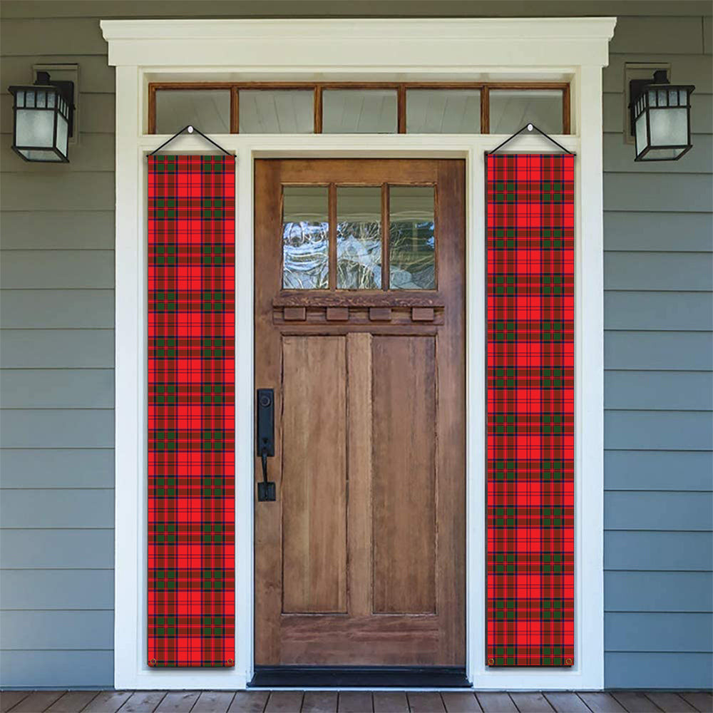 ScotsTee Shop Scottish Heron Tartan Front Porch Sign Set, Hanging Banner Set