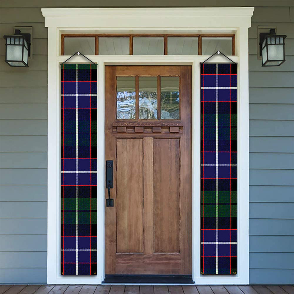 ScotsTee Shop Scottish Russell SC Tartan Front Porch Sign Set, Hanging Banner Set