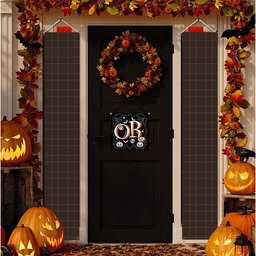 ScotsTee Shop Scottish Outlander 4 Tartan Front Porch Sign Set, Hanging Banner Set