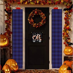ScotsTee Shop Scottish McCallie Tartan Front Porch Sign Set, Hanging Banner Set