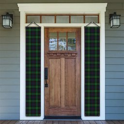 ScotsTee Shop Scottish MacWilliam (Williamson) Tartan Front Porch Sign Set, Hanging Banner Set